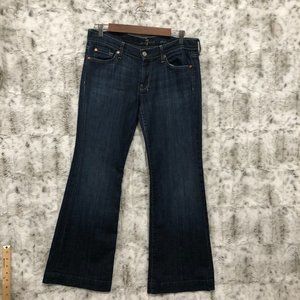 7 FOR ALL MANKIND Denim Dojo Flare Boot Leg Trouser Jeans 29
